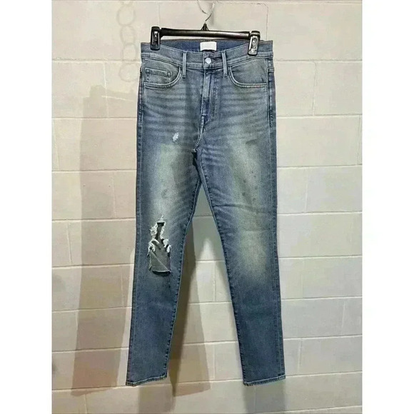 Joe's Jeans Men‎ Kinetic Slim Fit Jeans Dean/Med Wash Paint Splatter Distressed - Picture 1 of 12